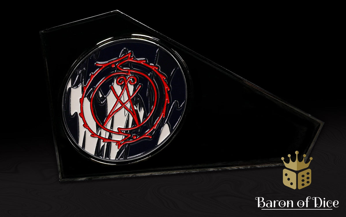 Metal Combat Gauge | Baron Coin™ Compatible | Trench Crusade: Court of The Seven Serpents