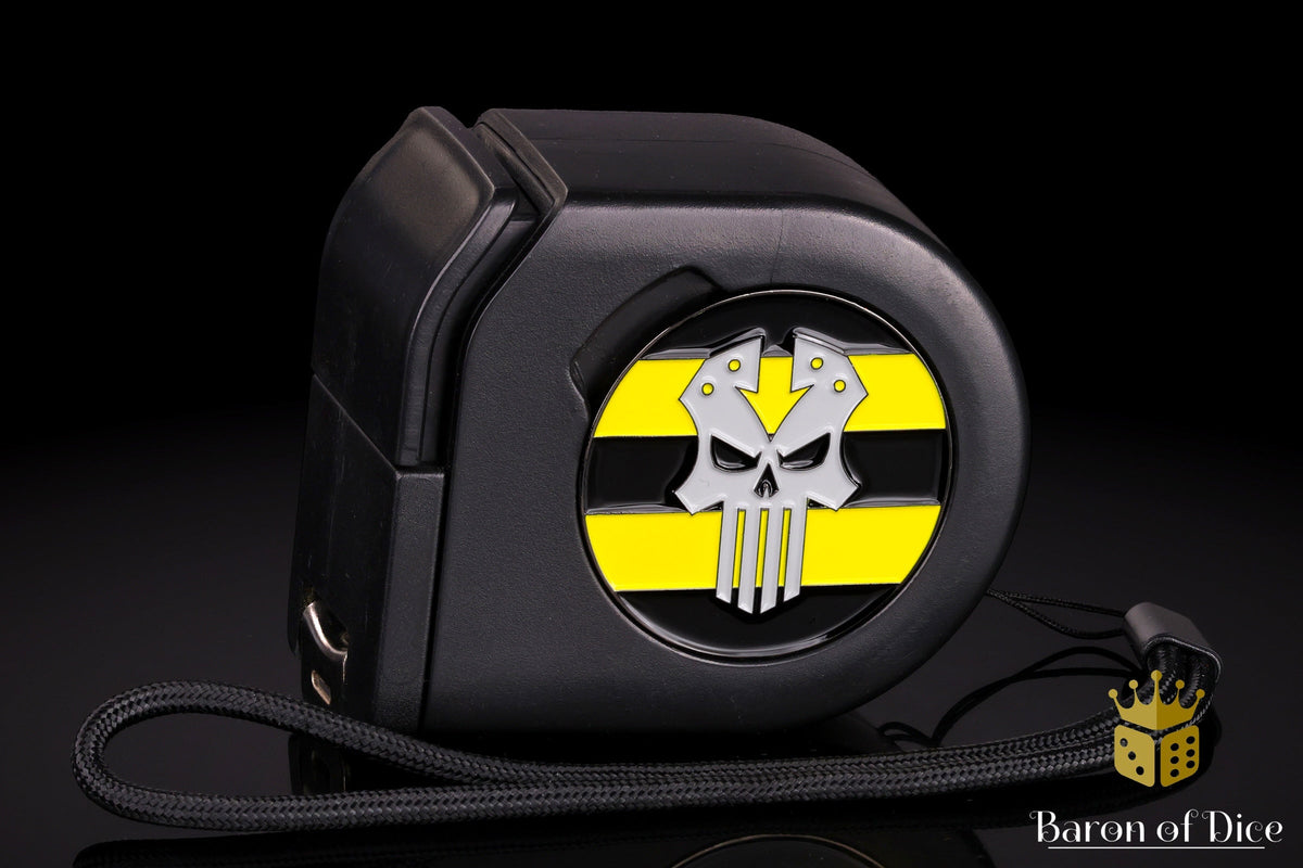 Wargaming Tape Measure | Baron's Coin™ Compatible | Steel Renegades