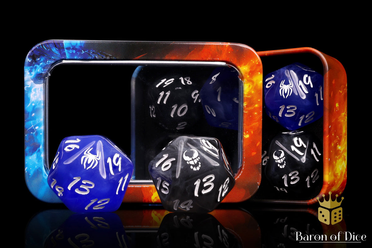 Oversized D20 Spindown | Friendly Neighborhood Set of 6