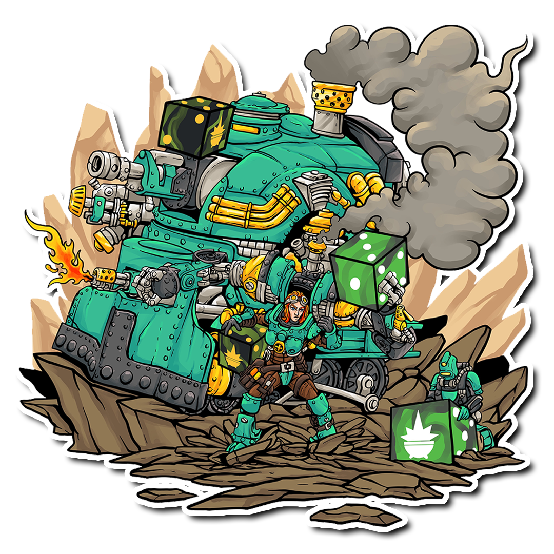 Premium Vinyl Stickers - Crucible Guard