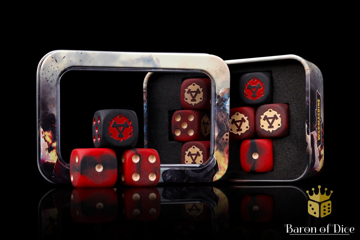 Warmachine: Khador, Winter Korps Official Dice Set