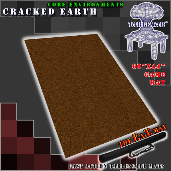 60x44" 'Cracked Earth' F.A.T. Mat Battle Gaming Mat