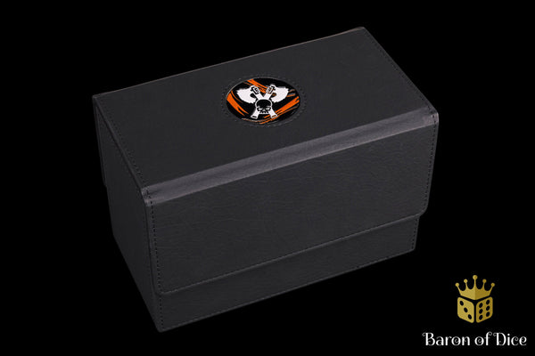 Skull Grinders | Black Lava | Wargaming & Datasheet Box | Baron's Coin™ Compatible