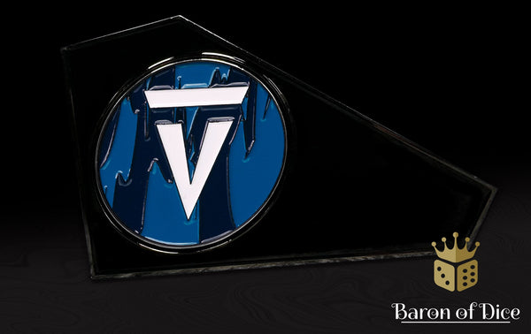 Metal Combat Gauge | Baron Coin™ Compatible | Vanguard Tactics | Dark Blue
