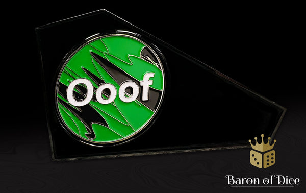 Metal Combat Gauge | Baron Coin™ Compatible | Ooof | Green