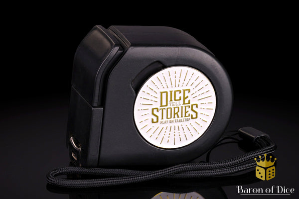 Wargaming Tape Measure | Baron's Coin™ Compatible | Dice Tell Stories