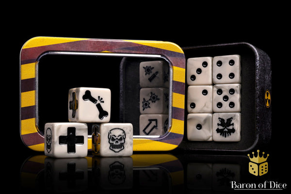 Ash Wasteland Dice - Skirmish Set