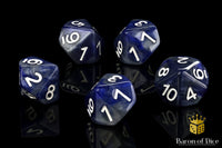 Counter | Blue and Silver D10