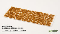 Gamers Grass | Grass Tuft | Copper Brown (2mm)