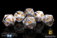 Infinity: N5 Marbled w/ Gold - Official Dice Set