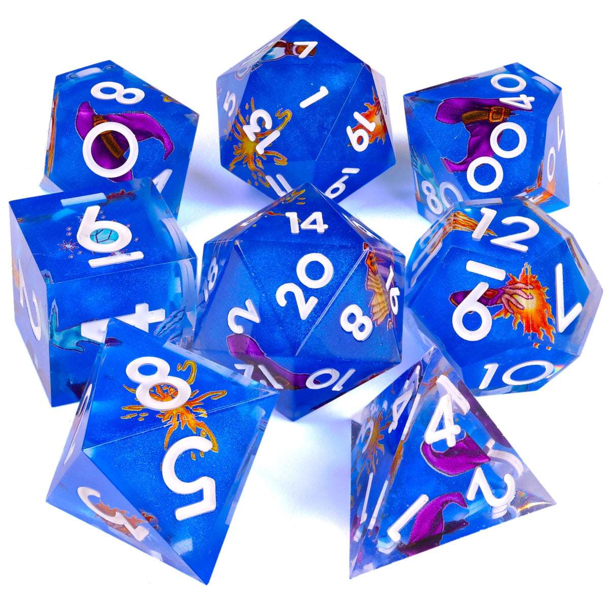 The Wizard | 8-Piece RPG Set | Baron's Signature Series