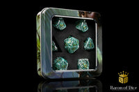 Undead Legion Metal RPG Dice Set | 7 Pieces