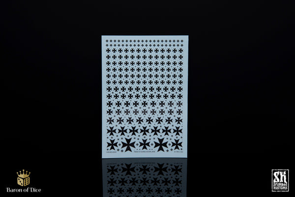 Templars A | Waterslide Decals | Baron of Dice x Scumb4g Kustoms