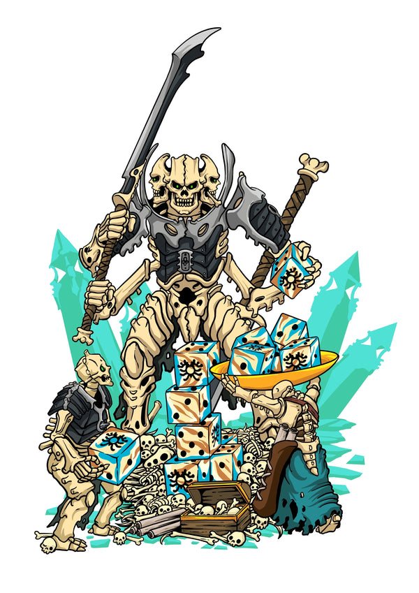 Premium Vinyl Stickers - Skeleton Phalanx