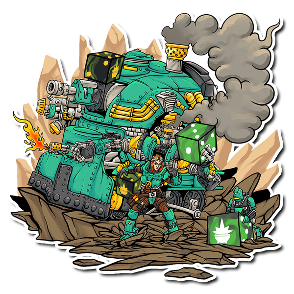 Premium Vinyl Stickers - Crucible Guard