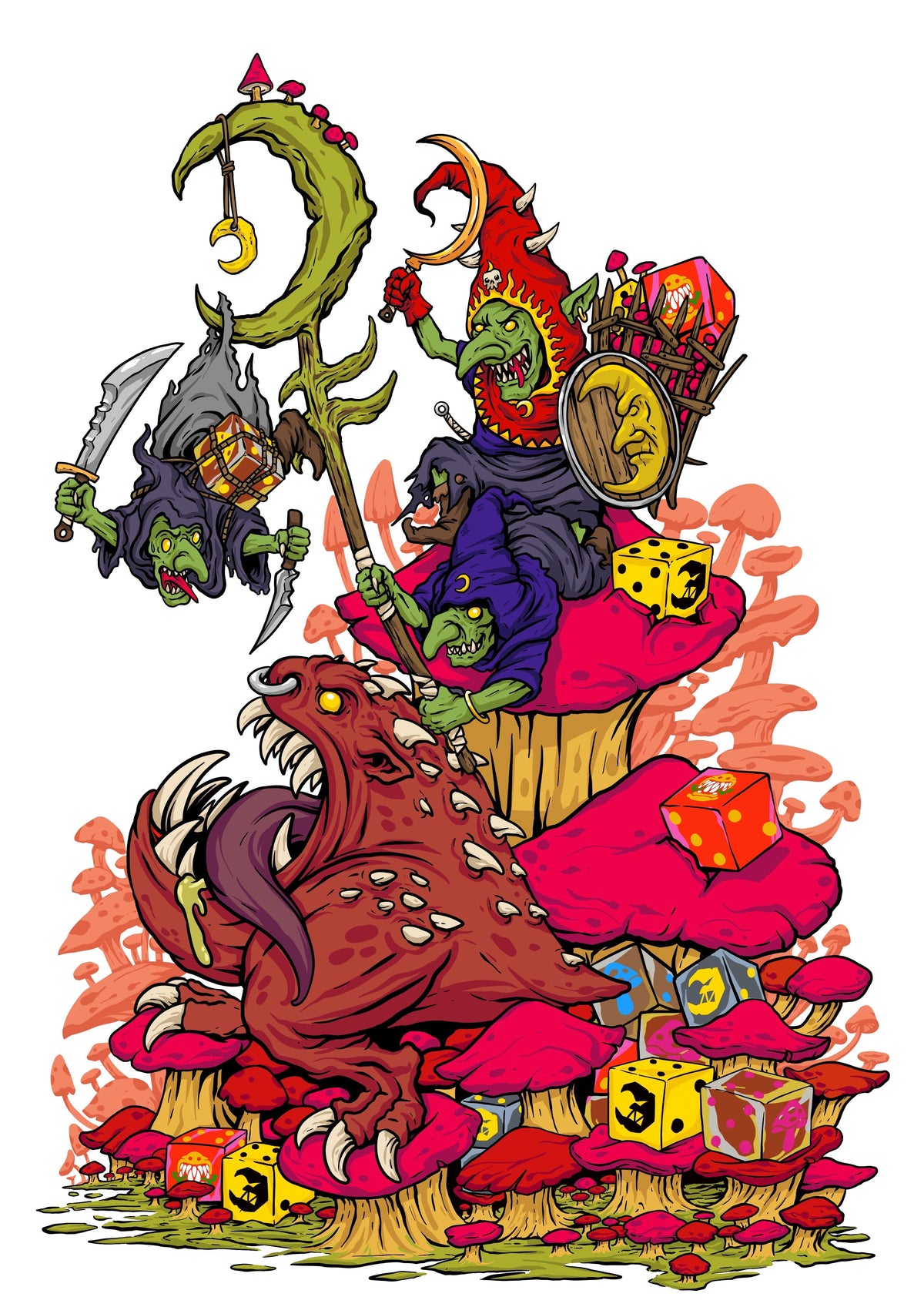 Premium Vinyl Stickers - Goblins
