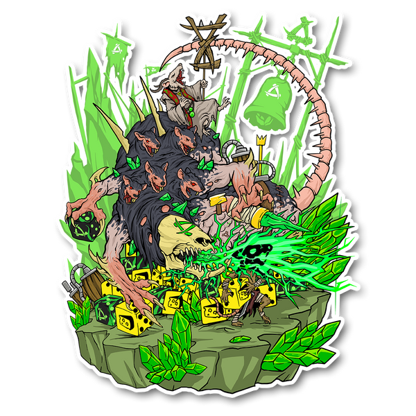 Premium Vinyl Stickers - My My Cheese!