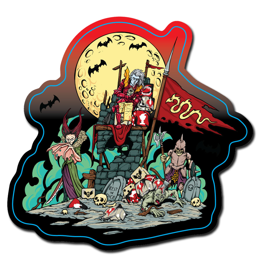 Premium Vinyl Stickers - Vampires