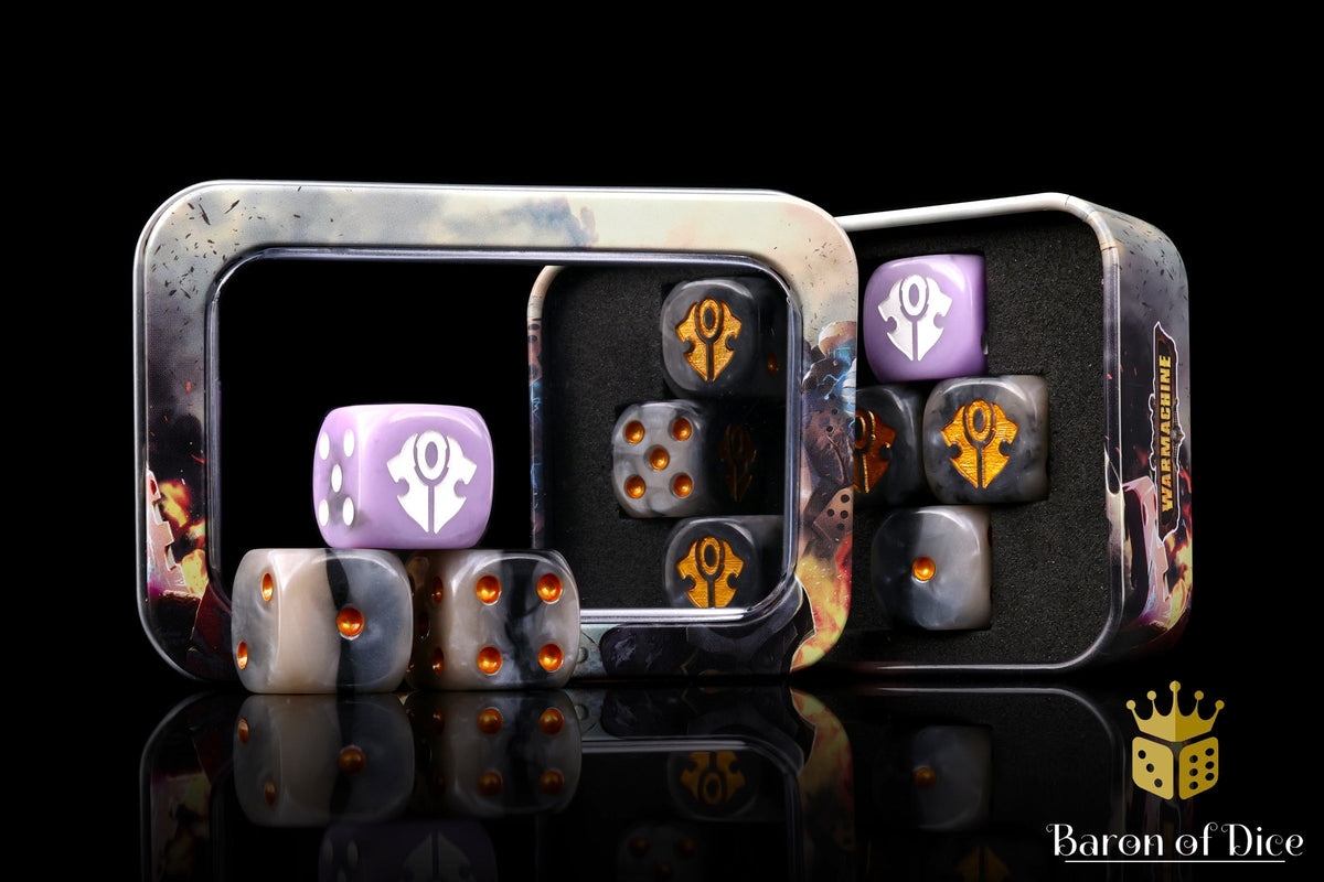 Warmachine: Dusk House Kallyss Official Dice Set