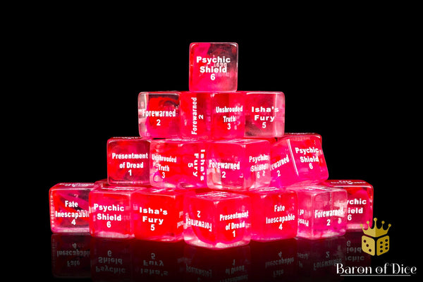 Strands of Fate Dice - 10th Edition - Red